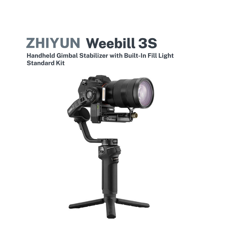 Zhiyun Weebill 3S Handheld Gimbal Stabilizer with Built-In Light