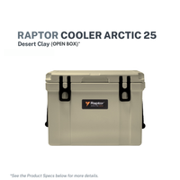 Raptor Cooler Arctic 25- Desert Clay (Open Box)