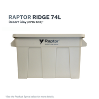 Raptor Storage Ridge Box 74L - Desert Clay (Open Box)