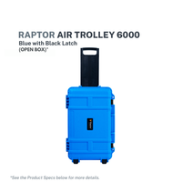 Raptor Case Air Trolley 6000- Blue with Black Latch (Open Box)