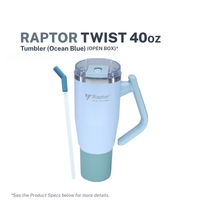 Raptor Drinkware Twist Tumbler 40oz - Ocean Blue (Open Box)