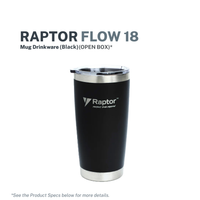Raptor Drinkware Flow Mug 18oz - Black (Open Box)