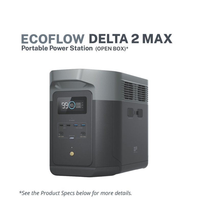EcoFlow Delta 2 Max Portable Power Station (Open Box)