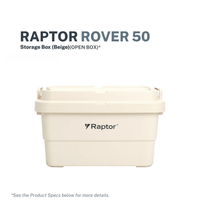 Raptor Storage Rover Box 50L- Beige (Open Box)