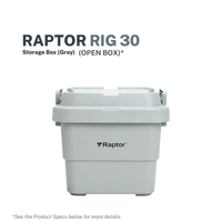 Raptor Storage Box Rig 30 Gray (Open Box)