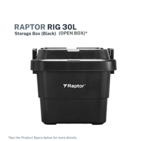 Raptor Storage Box Rig 30 Black (Open Box)