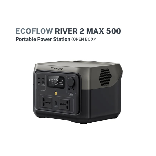EcoFlow RIVER 2 Max 500 Portable Power Station (Open Box)