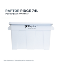 Raptor Storage Ridge Box 74L - Powder Snow (Open Box)