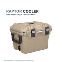 Raptor Cooler Polar Hand Carry 30- Tan (Open Box)
