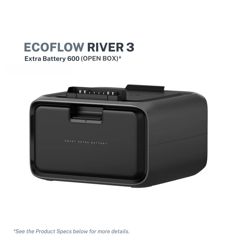 Ecoflow River 3 Plus Extra Battery EB 600 (Open Box)