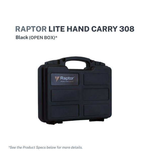 Raptor Case Lite Hand Carry 308 - Black (Open Box)