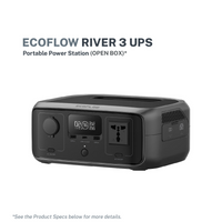 Ecoflow River 3 UPS Portable Power Station - Intl (Open Box)