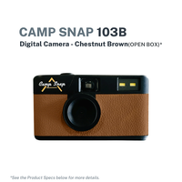 Camp Snap 103B Reusable Screen-Free Digital Camera - Chestnut Brown (Open Box)