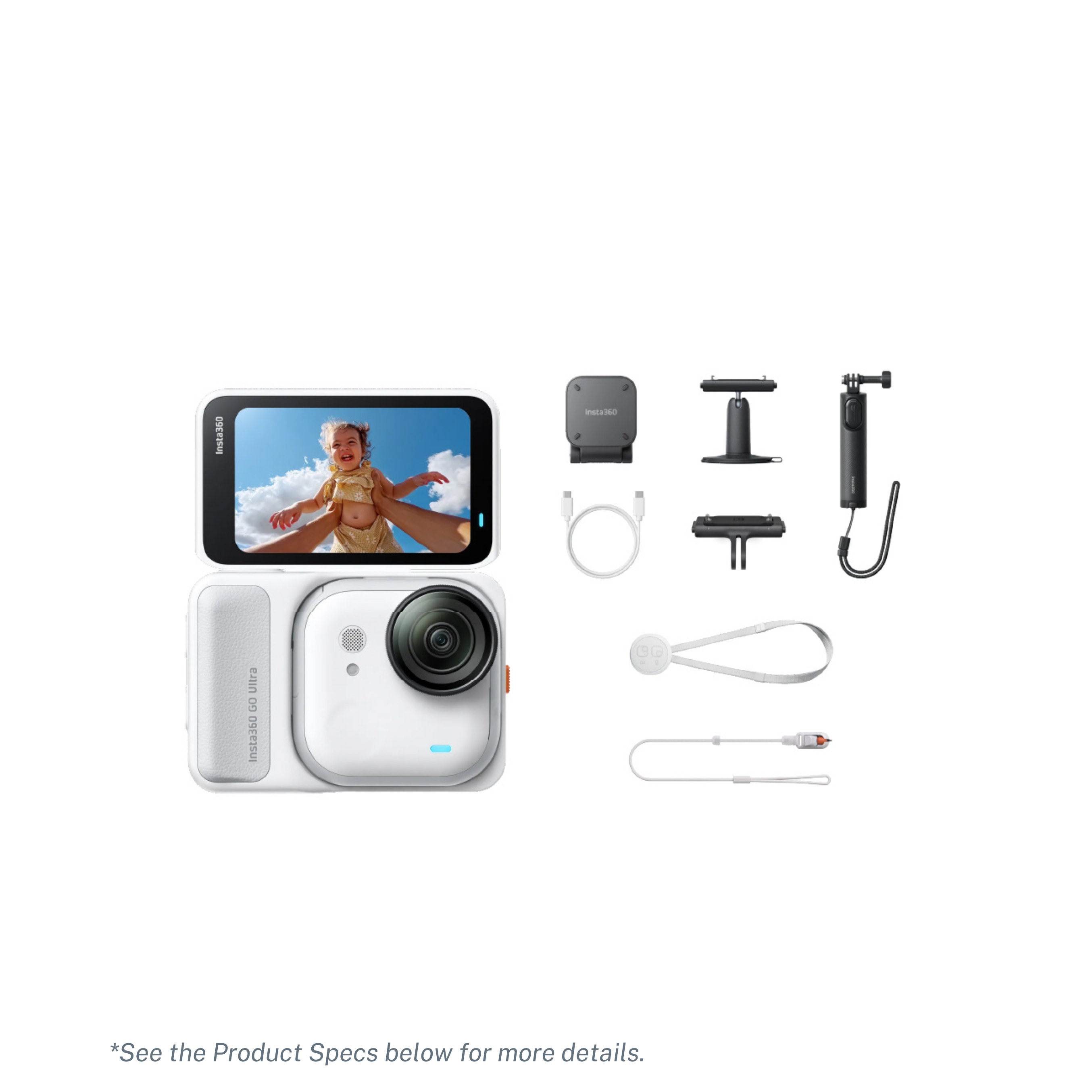 Insta360 GO Ultra Creator Bundle Arctic White (Open Box)