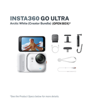 Insta360 GO Ultra Creator Bundle Arctic White (Open Box)