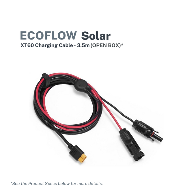 EcoFlow Solar to XT60 Charging Cable - 3.5m (Open Box)