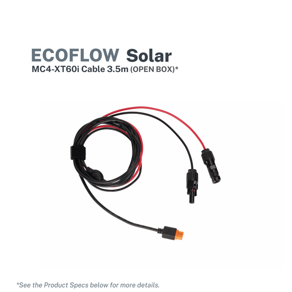 Ecoflow Solar MC4-XT60i Cable 3.5m (Open Box)