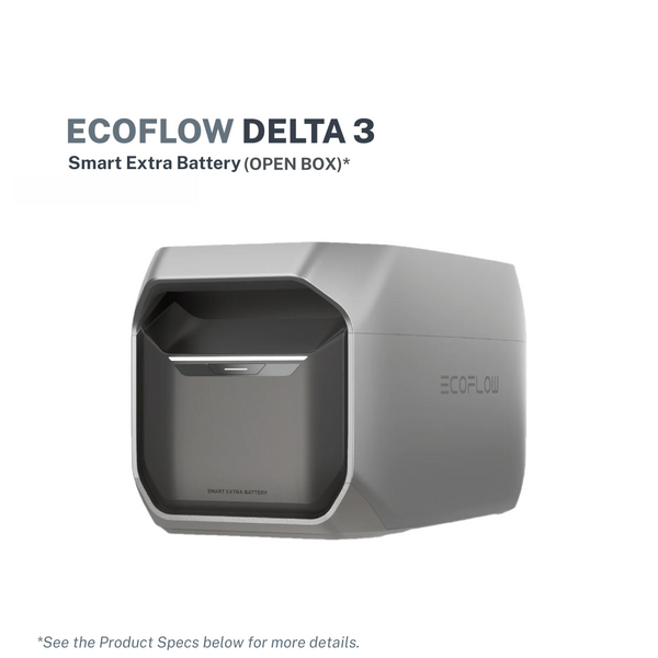 Ecoflow Delta 3 Extra Battery (Open Box)
