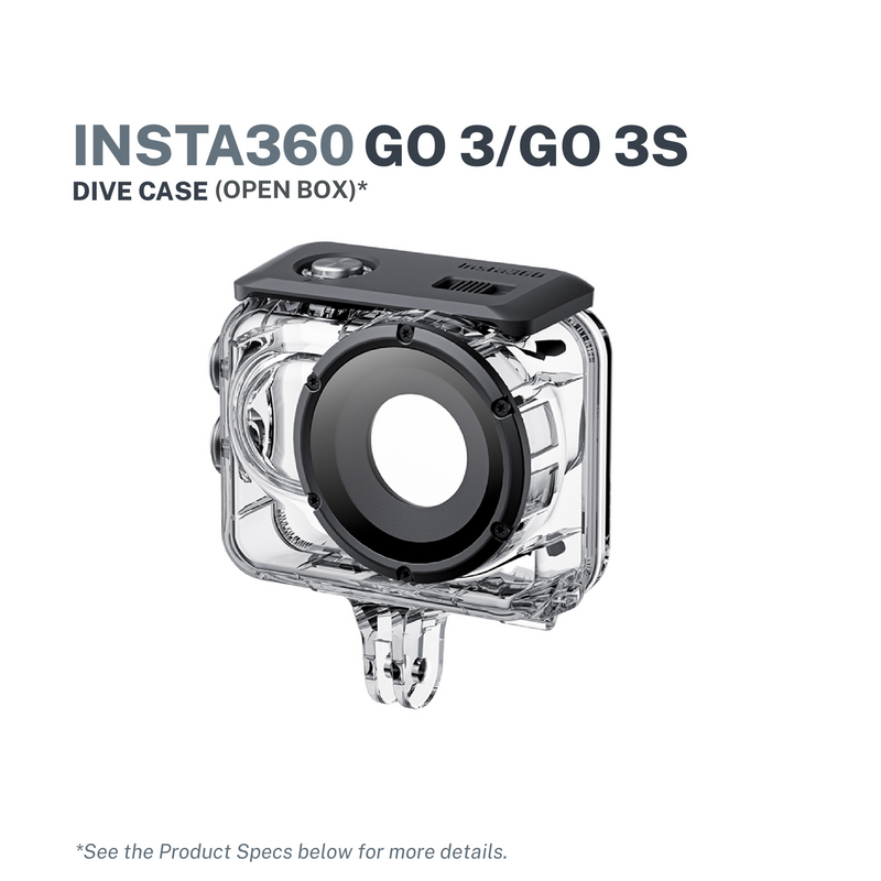 Insta360 GO 3/GO 3S Dive Case (Open Box)