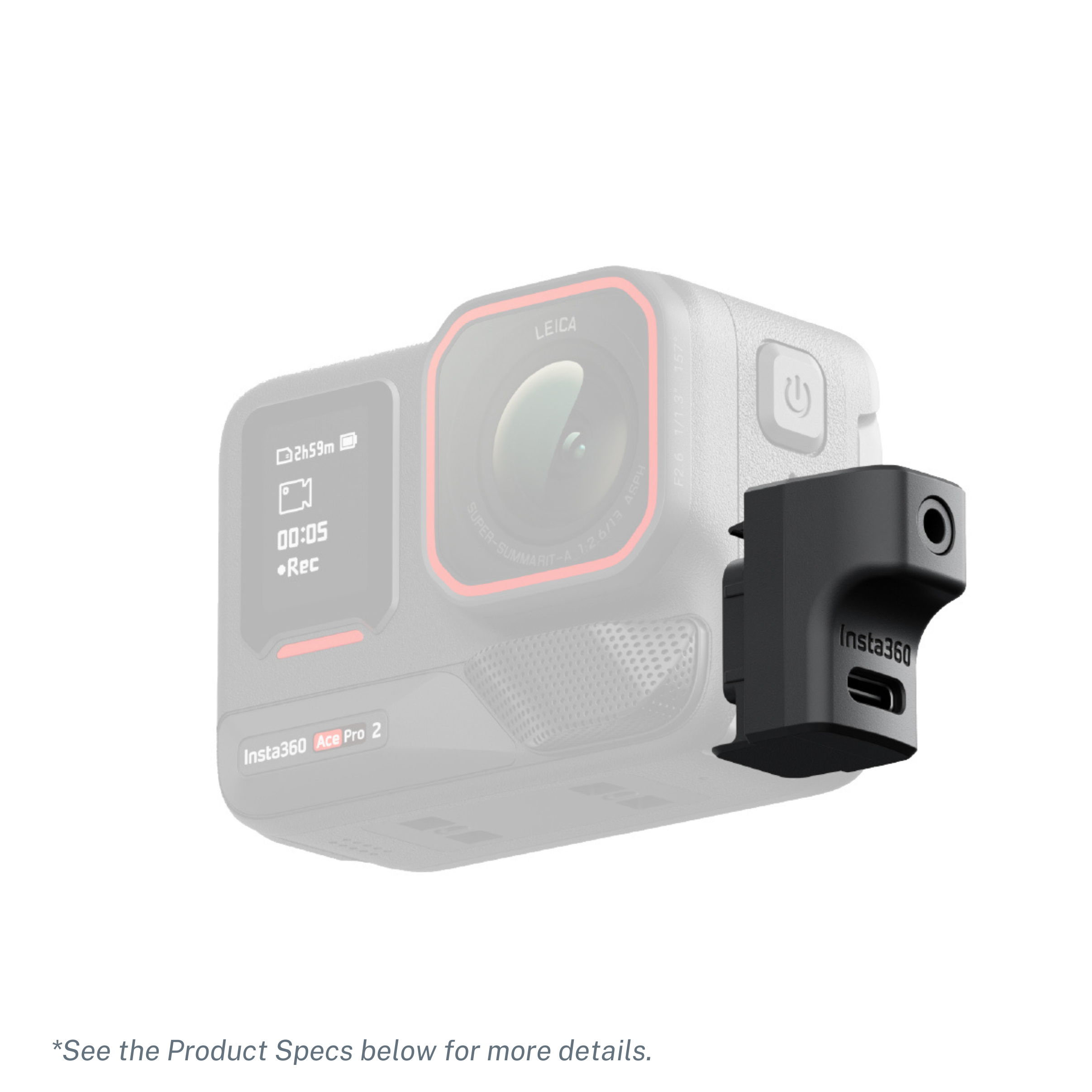 Insta360 Ace Pro 2/Ace Pro/Ace Mic Adapter (Open Box)