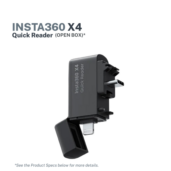 Insta360 X4 Quick Reader (Open Box)