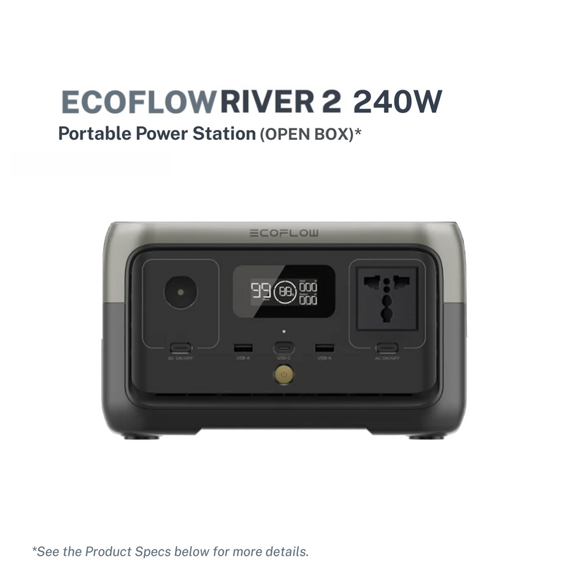 Ecoflow RIVER 2 240W - Int Version (Open Box)