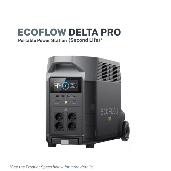 EcoFlow DELTA Pro Portable Power Station (Second Life)