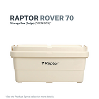 Raptor Storage Rover Box 70 - Beige (Open Box)