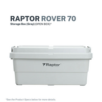 Raptor Storage Rover Box 70 - Gray (Open Box