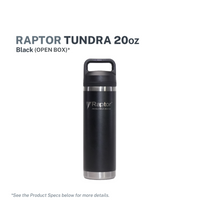 Raptor Drinkware Tundra Tumbler 20oz - Black (Open Box)