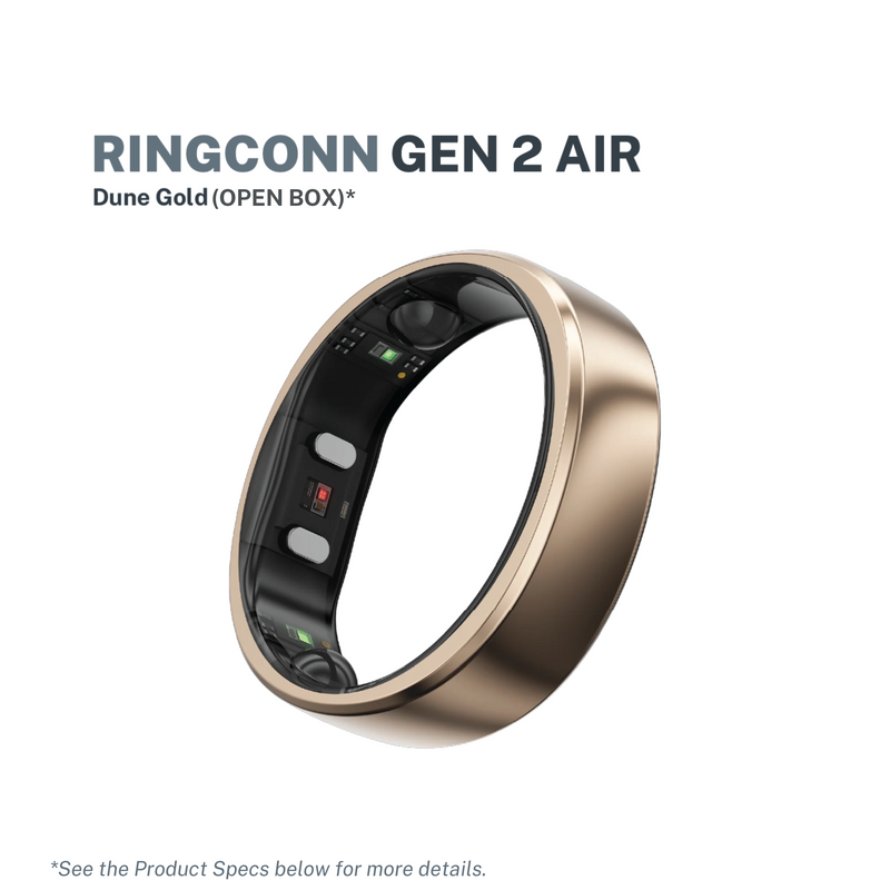 RingConn Smart Ring Gen 2 Air Dune Gold (Open Box)