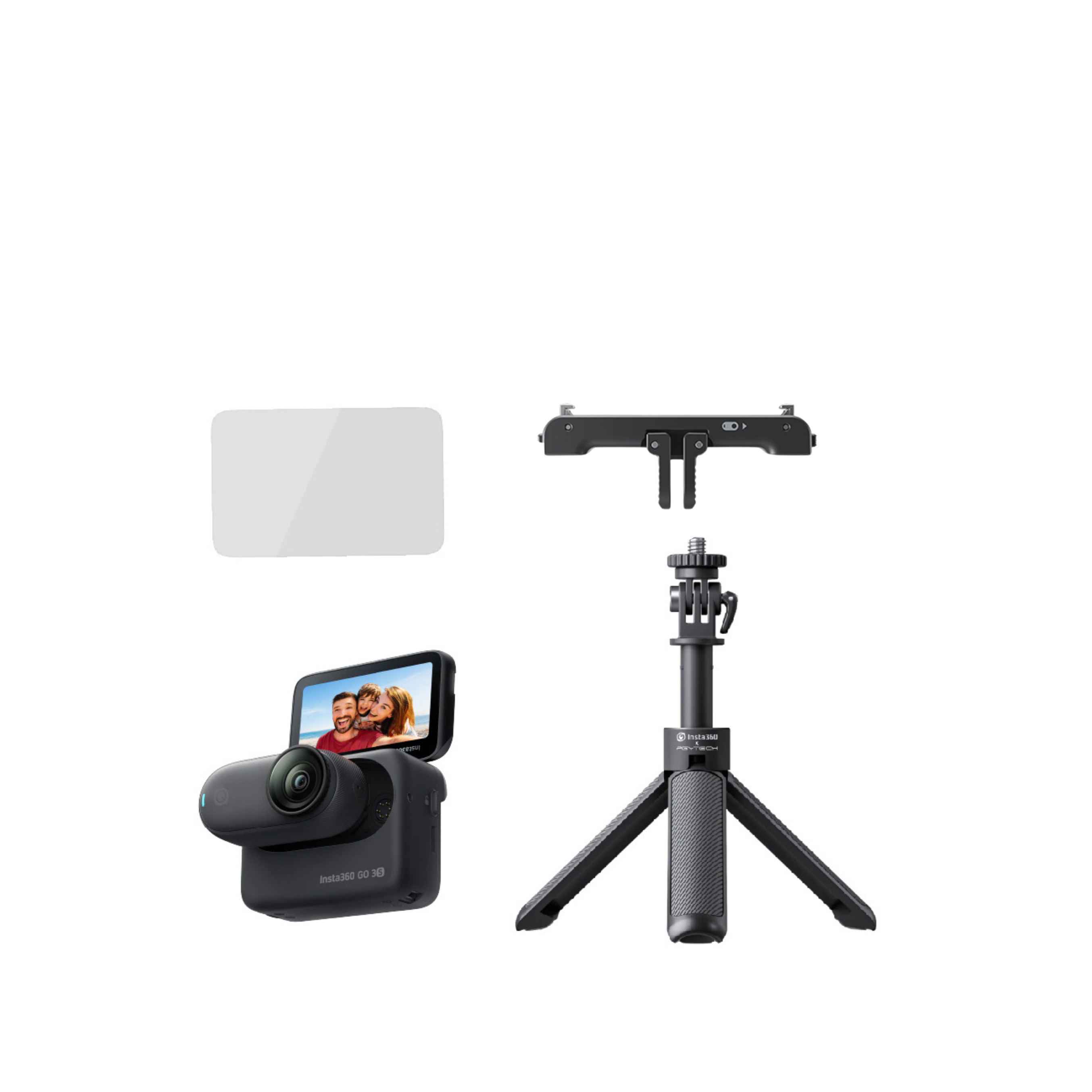Insta360 GO 3S Action Camera Midnight Black Color Essentials Bundle