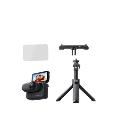 Insta360 GO 3S Action Camera Midnight Black Color Essentials Bundle