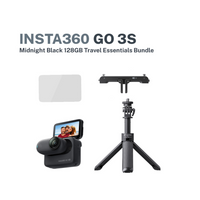 Insta360 GO 3S Action Camera Midnight Black Color Essentials Bundle