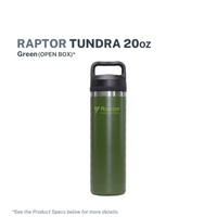 Raptor Drinkware Tundra Tumbler 20oz - Green (Open Box)