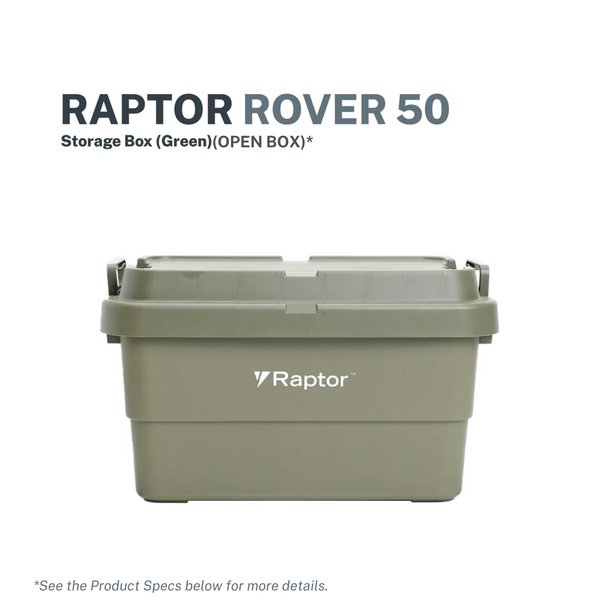 Raptor Heavy Duty Storage Box - Rover 50L (Open Box)