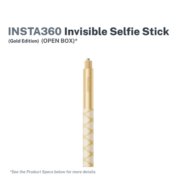 Insta360 Invisible Selfie Stick Gold Edition (Open Box)