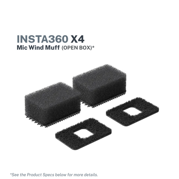 Insta360 X4 Mic Wind Muff (Open Box)