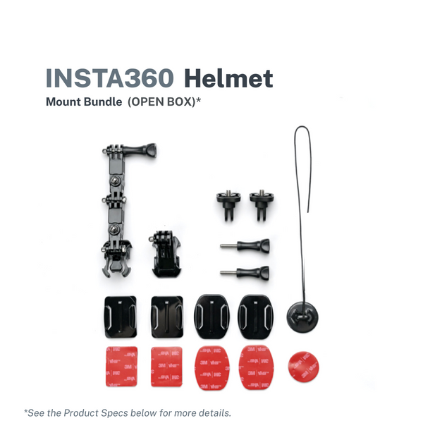 Insta360 Helmet Mount Bundle (Open Box)