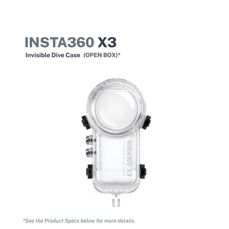 Insta360 X3 Invisible Dive Case (Open Box)