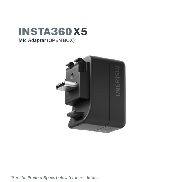 Insta360 X5 Mic Adapter (Open Box)