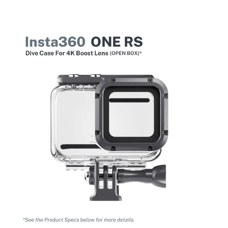 Insta360 Dive Case for ONE RS with 4K Boost Lens (Open Box)