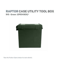 Raptor Case Utility Tool Box 910 (Open Box)