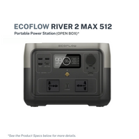 EcoFlow RIVER 2 Max 512 Portable Power Station (Open Box)