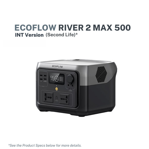 EcoFlow RIVER 2 Max 500 Portable Power Station  (Second Life)