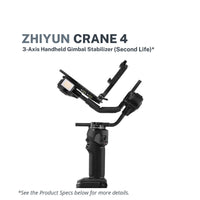 Zhiyun Crane 4 3-axis Handheld Gimbal Stabilizer (Second Life)