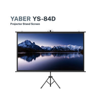 Yaber YS-84D Stand and Screen for projectors