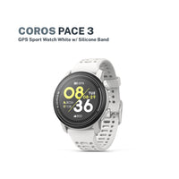 COROS PACE 3 White w/ Silicone Band
