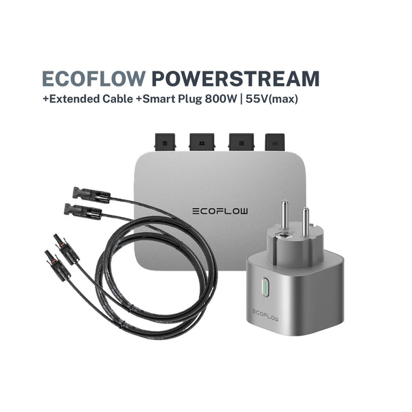 EcoFlow PowerStream + Extended Cable + EcoFlow Smart Plug