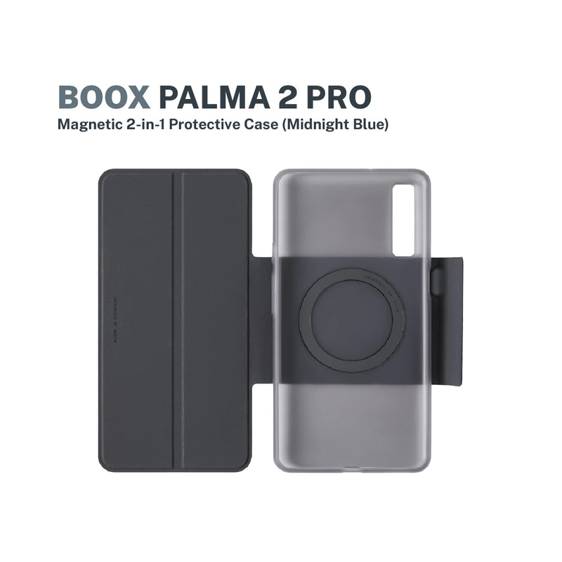 BOOX Palma 2 Pro Black 純正ケース付き BOOX Magnetic 2-in-1 Protective Case for Palma 2 Pro Midnight Blue